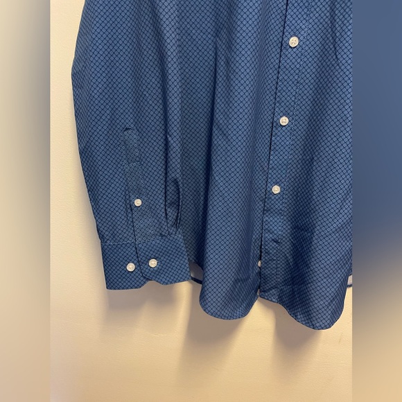 - Society of Threads Slim Fit Long Sleeve Button-Up Shirt Size S 14-14 1/2 - Picture 6 of 7